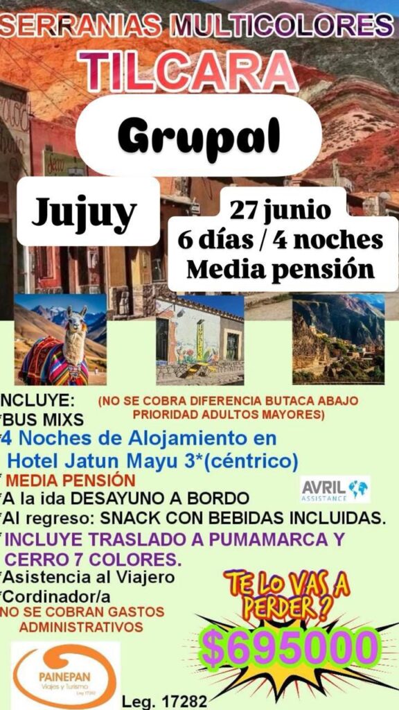 Serranias Multicolores Tilcara 27 de junio