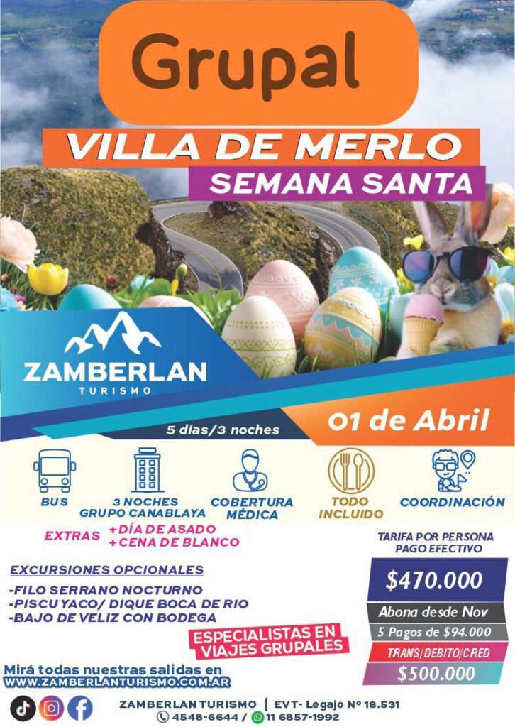 Villa de merlo 01 de Abril