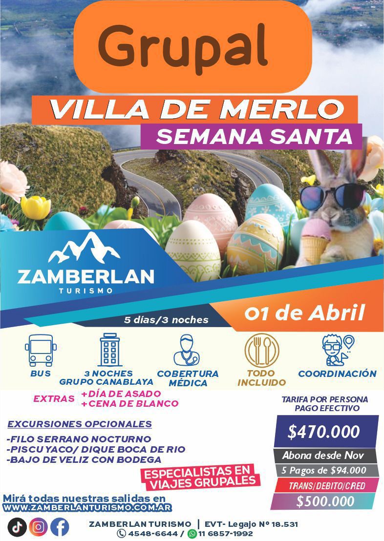 Villa de merlo 01 de Abril