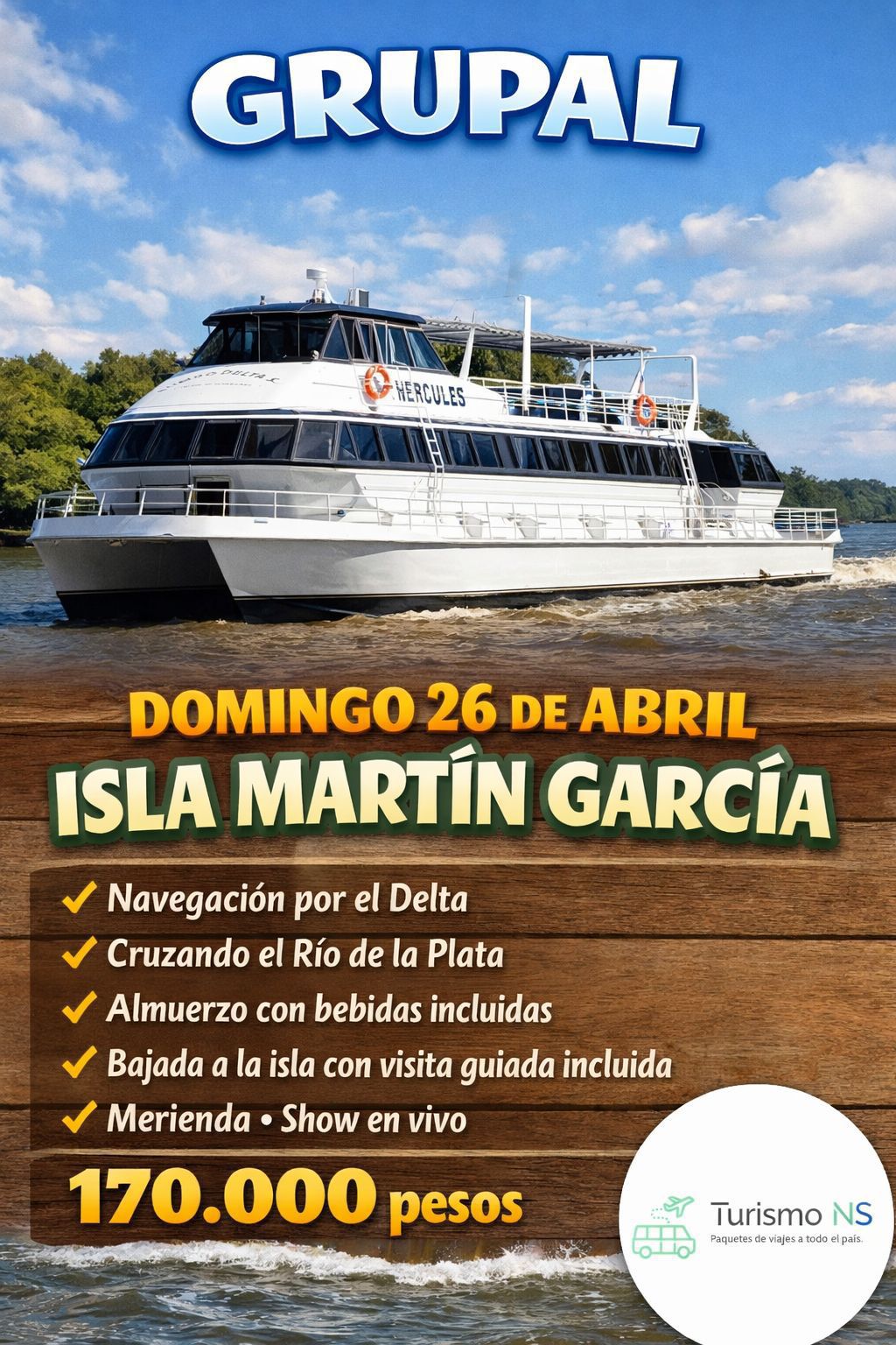 Isla Martin Garcia 26 de Abril