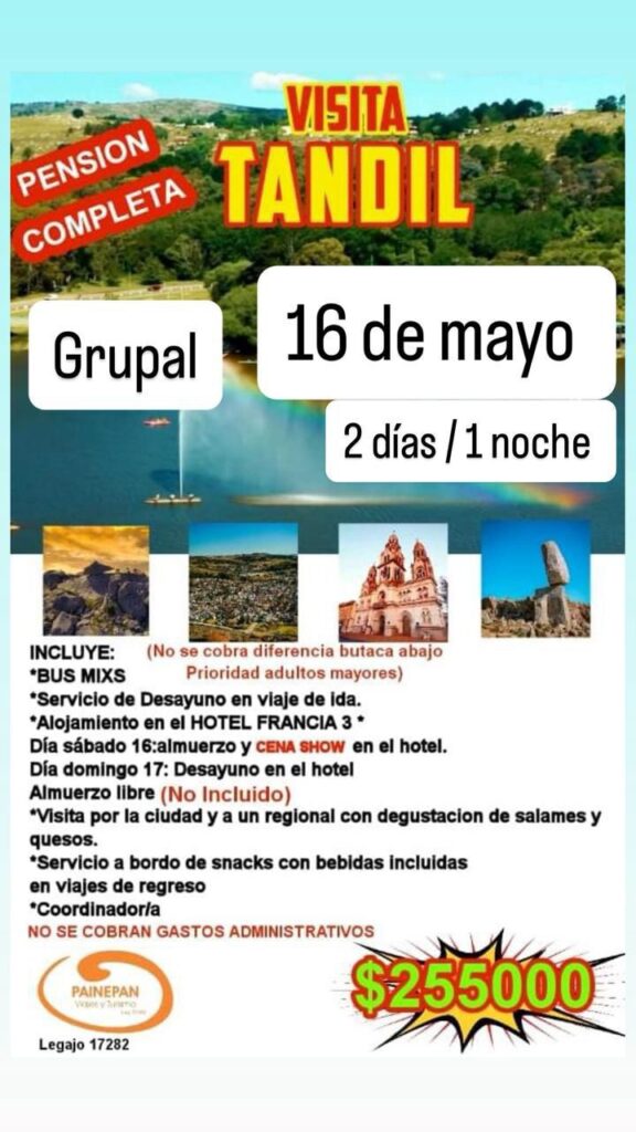 Visita Tandil 16 de Mayo